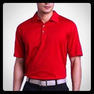 EUC Red Nike Golf Red Polo Shirt Size Large
